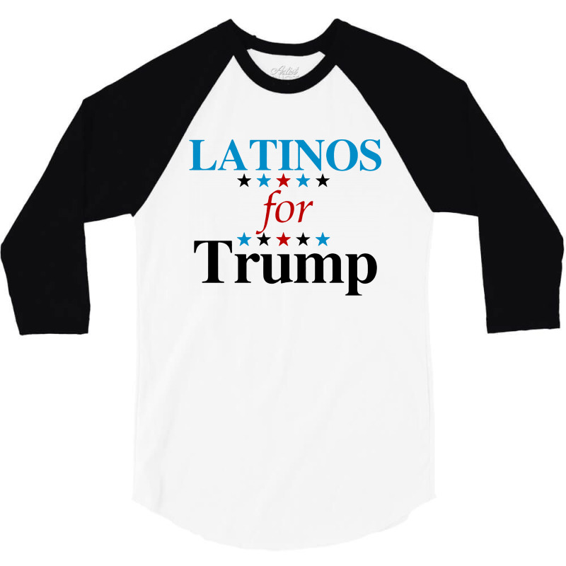 Latinos For Trump 3/4 Sleeve Shirt by Blees Store | Artistshot