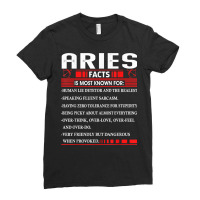 Aries Zodiac Birthday Aries Facts Gift Funny T Shirt Ladies Fitted T-shirt | Artistshot