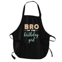 Bro Of The Birthday Girl  Family Donut Birthday T Shirt Medium-length Apron | Artistshot