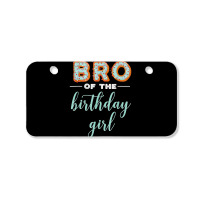 Bro Of The Birthday Girl  Family Donut Birthday T Shirt Bicycle License Plate | Artistshot