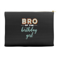 Bro Of The Birthday Girl  Family Donut Birthday T Shirt Accessory Pouches | Artistshot