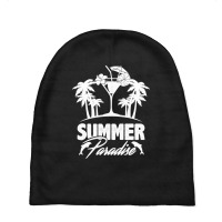 Summer T  Shirt Summer Paradise Beach Sunshine Vacation T  Shirt Baby Beanies | Artistshot