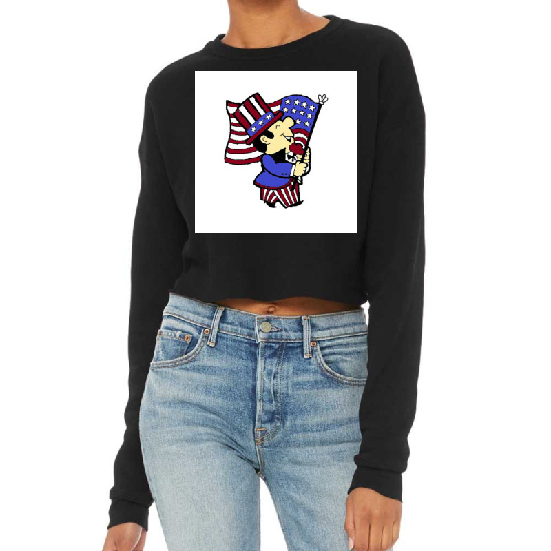 Labor Day  Uncle Sam Cropped Sweater by Artango | Artistshot