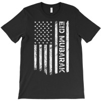 Eid Mubarak For Muslim American Men Eid Al Fitr  Al Adha T Shirt T-shirt | Artistshot