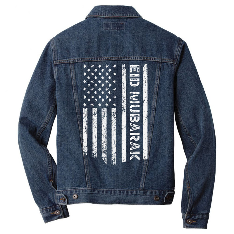 Eid Mubarak For Muslim American Men Eid Al Fitr  Al Adha T Shirt Men Denim Jacket | Artistshot