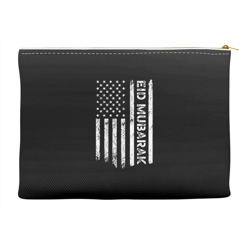 Eid Mubarak For Muslim American Men Eid Al Fitr  Al Adha T Shirt Accessory Pouches | Artistshot