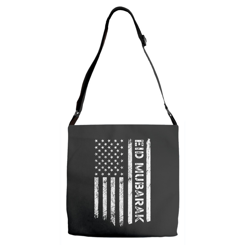 Eid Mubarak For Muslim American Men Eid Al Fitr  Al Adha T Shirt Adjustable Strap Totes | Artistshot