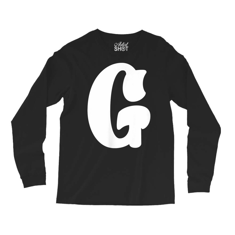 Fun Letter G Alphabet Teacher Kindergarten T Shirt Long Sleeve Shirts | Artistshot