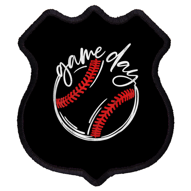 Game Day Baseball Baseball Life Softball Life For Mom T Shirt Shield Patch | Artistshot