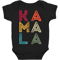 Multi Colors Letters Kamala Baby Bodysuit | Artistshot