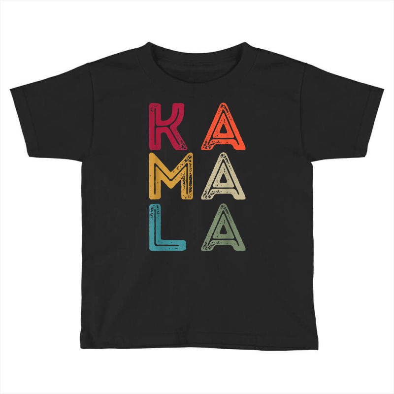 Multi Colors Letters Kamala Toddler T-shirt | Artistshot