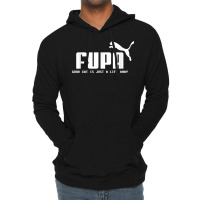 Fupa Good Cat Is Just A Lift Away Funny Running T Shirt Lightweight Hoodie | Artistshot