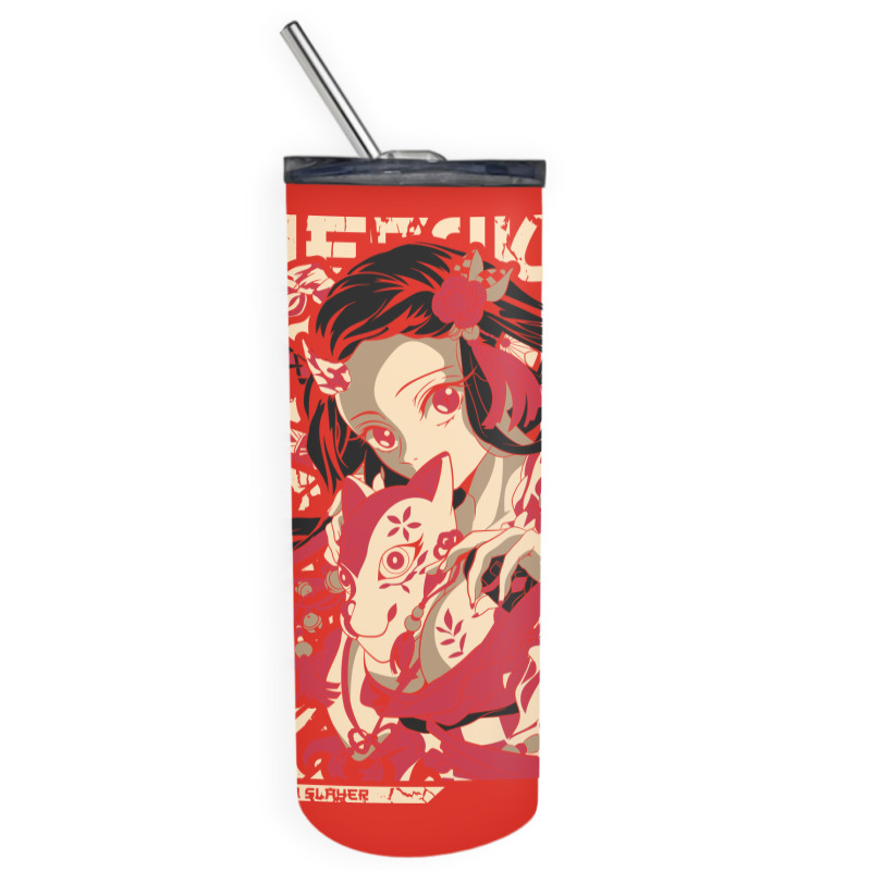 Thin Rucksacks Elegant Anime Artworks: Nezuko Kamado Exclusive Co Skinny Tumbler By ...