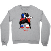 Chilean Girl Chile Girl Chica Chilena Flag T Shirt Crewneck Sweatshirt | Artistshot