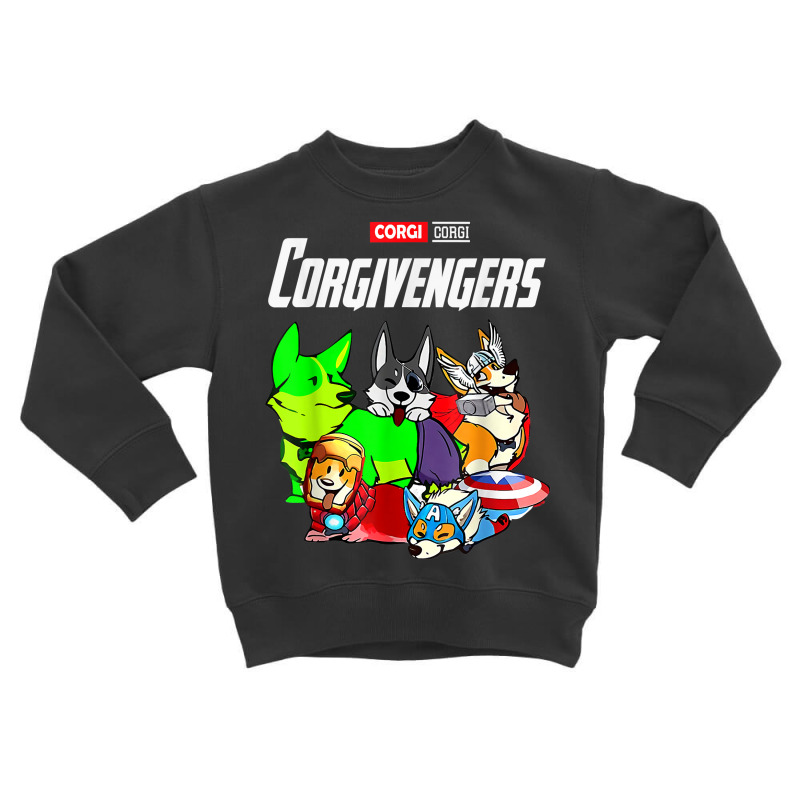 Corgivengers Corgi T Shirt Funny Corgi Lovers Gift T Shirt Toddler Sweatshirt | Artistshot