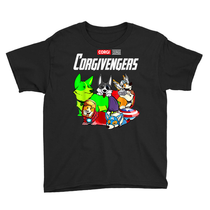 Corgivengers Corgi T Shirt Funny Corgi Lovers Gift T Shirt Youth Tee | Artistshot