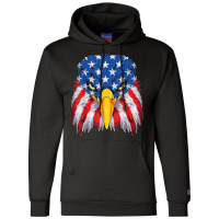 Patriotic Eagle 4th Of July Usa American Flag Merica Men Kid T Shirt Champion Hoodie | Artistshot