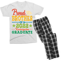 Proud Brother Of A 2022 Kindergarten Graduate Graduation T Shirt Men's T-shirt Pajama Set | Artistshot