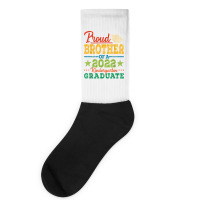 Proud Brother Of A 2022 Kindergarten Graduate Graduation T Shirt Socks | Artistshot