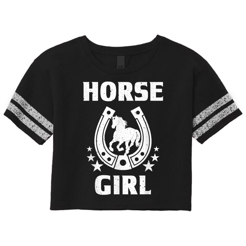 Funny Horse Gift For Teen Girls Kids Cool Equestrian Rider T Shirt Scorecard Crop Tee by TeaMenShop | Artistshot