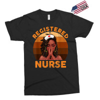 Retro Registered Nurse Black Girl Magic Black History Month T Shirt Exclusive T-shirt | Artistshot