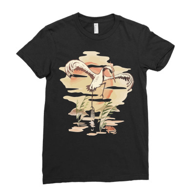 Crane Technique Ladies Fitted T-shirt Designed By Rendratedjo