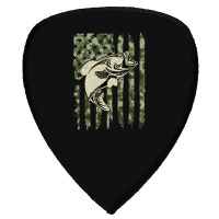 Camouflage American Flag Bass Fishing Shield S Patch | Artistshot