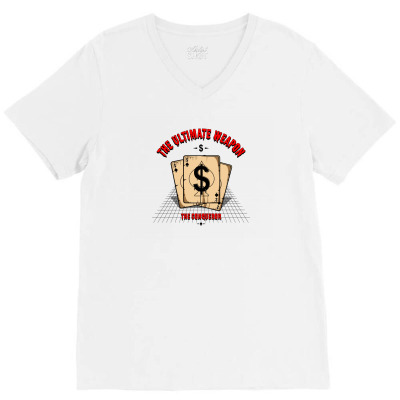 Dollars V-neck Tee Designed By Disgus_thing