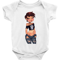 Shadman,shadbase,cartoon,badass,vulture,anime,text,outer Banks,hallowe Baby Bodysuit | Artistshot