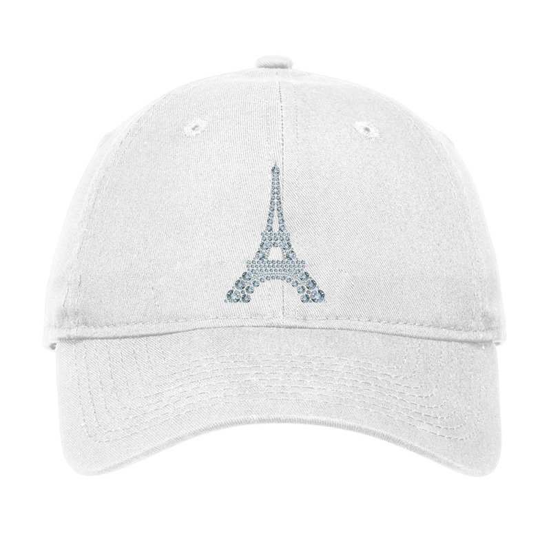 Eiffel Tower With Diamonds The Parisian French Love Sign T Shirt Adjustable Cap by adam.troare | Artistshot