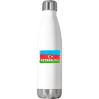 Azerbaijan T Shirt Stainless Steel Water Bottle | Artistshot