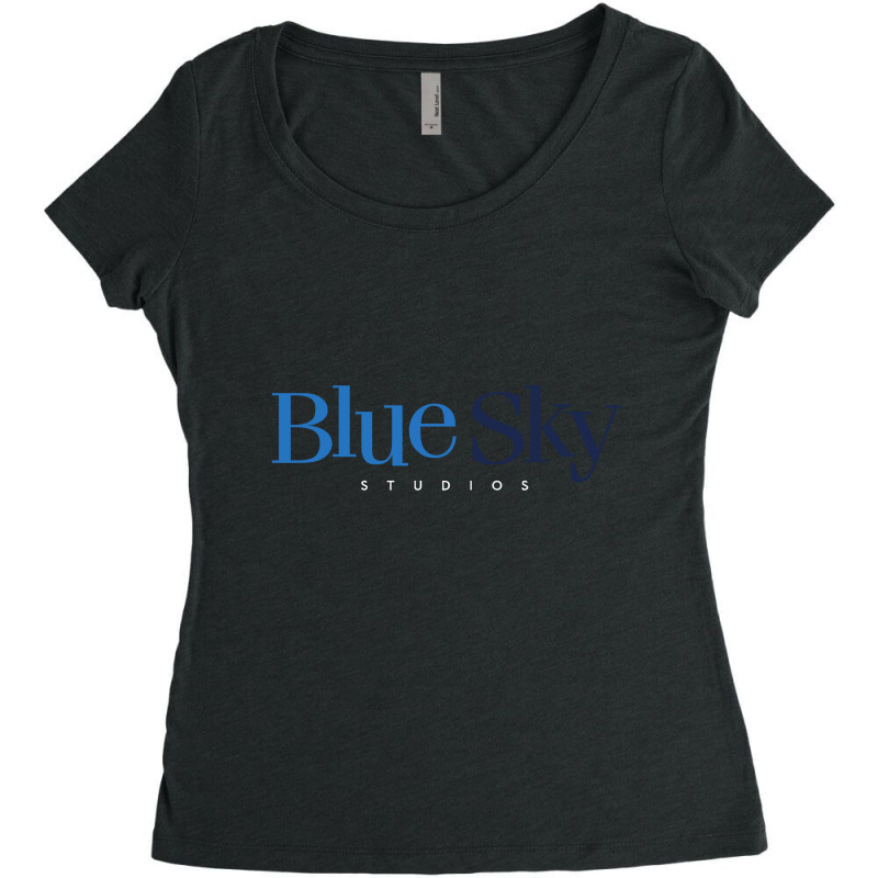 Blue Sky Studios Women's Triblend Scoop T-shirt by parentseka | Artistshot