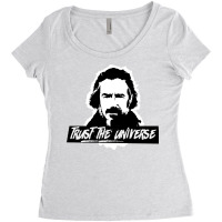 Alan Watts Trust The Universe Sweatshirt Women's Triblend Scoop T-shirt | Artistshot