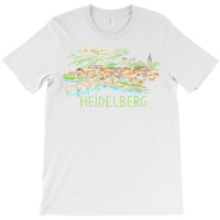 Heidelberg Germany Unique Hand Drawn Art Gift Men Women T Shirt T-shirt | Artistshot