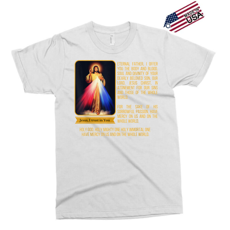 Divine Mercy Jesus Image Chaplet Novena Prayer Catholic T Shirt Exclusive T-shirt by ayedencoplon | Artistshot