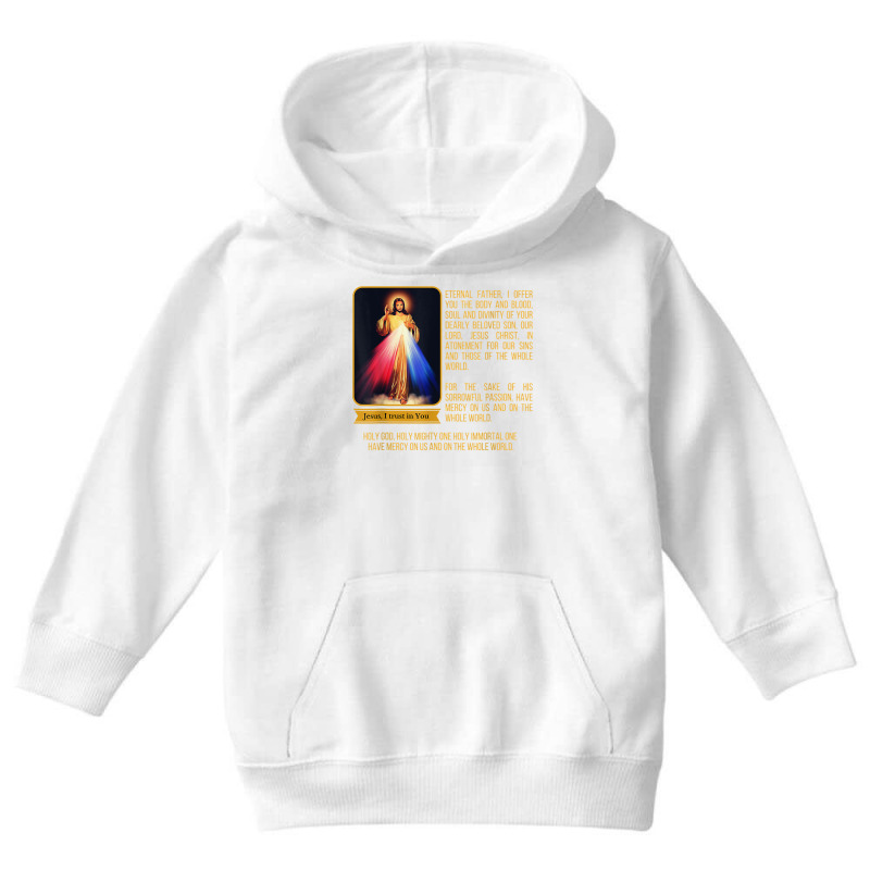 Divine Mercy Jesus Image Chaplet Novena Prayer Catholic T Shirt Youth Hoodie by ayedencoplon | Artistshot