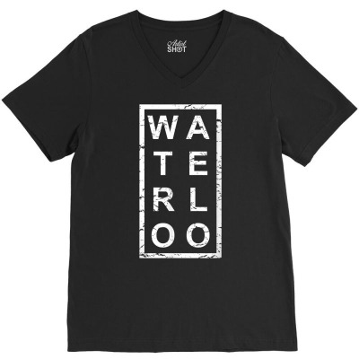 Stylish Waterloo T Shirt V-neck Tee Designed By 1lbxlg17