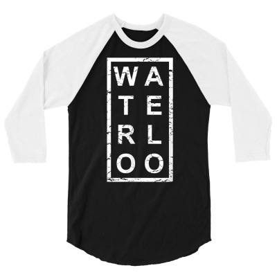 Stylish Waterloo T Shirt 3/4 Sleeve Shirt Designed By 1lbxlg17