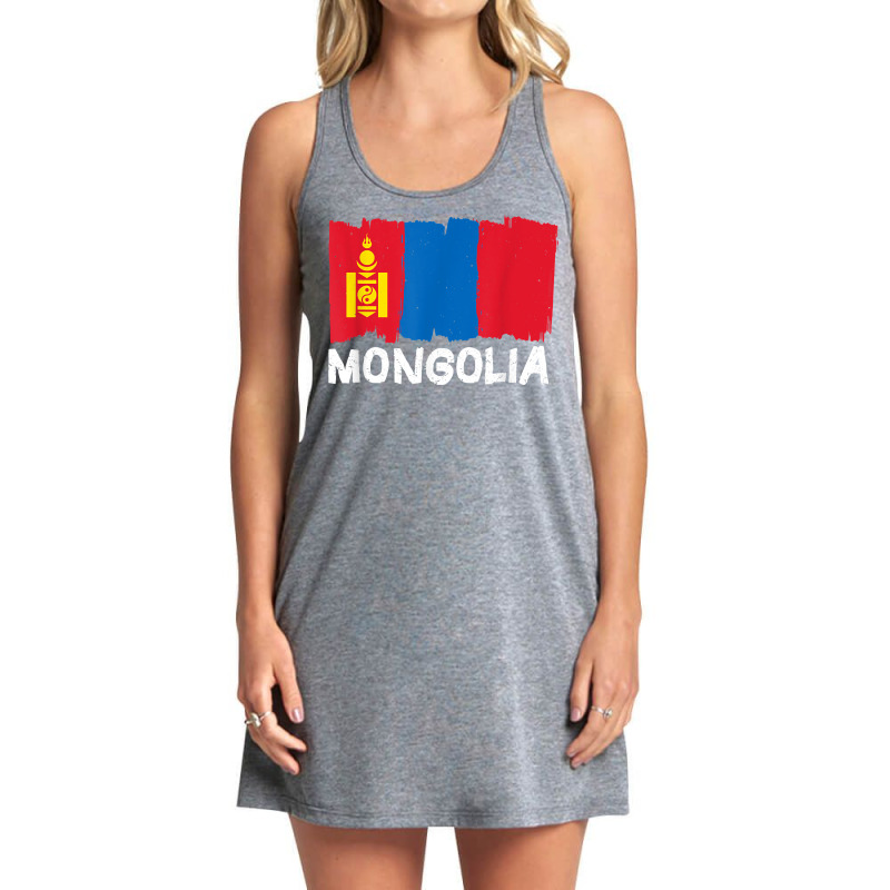 Cool Mongolia Flag T Shirt Tank Dress by oluwafemimccullers | Artistshot