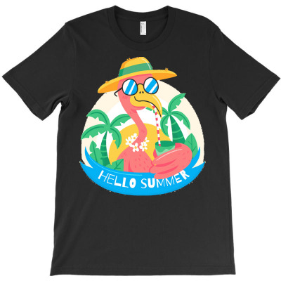 Hello Summer T  Shirt Hello Summer T  Shirt T-shirt Designed By Amina Vonrueden