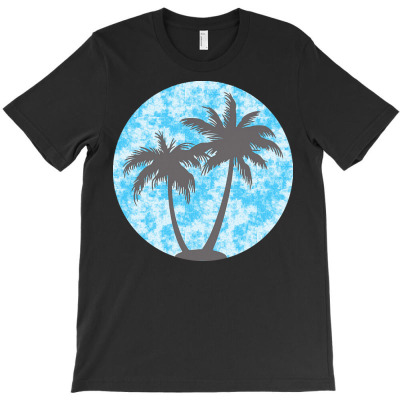Holiday T  Shirt Coconut Tree On Sky T  Shirt T-shirt Designed By Amina Vonrueden