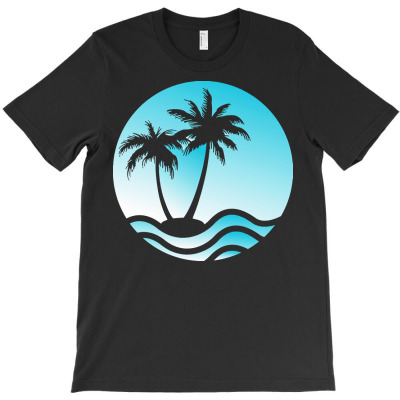 Holiday T  Shirt Coconut Tree T  Shirt T-shirt Designed By Amina Vonrueden
