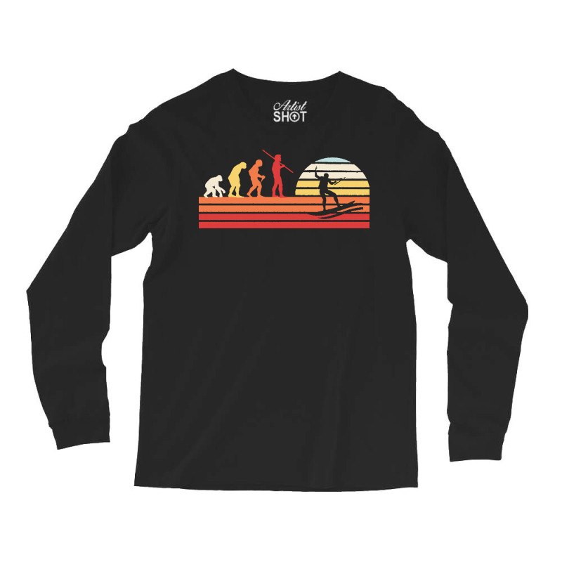 Wakeboarding T  Shirt Retro Wakeboarder Wakeboard   Vintage Wakeboardi Long Sleeve Shirts | Artistshot