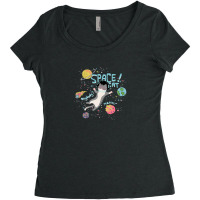 Cat Women's Triblend Scoop T-shirt | Artistshot