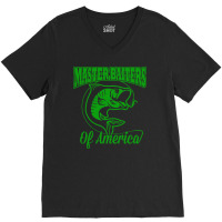 Master Baiter Fishing Club V-neck Tee | Artistshot