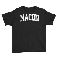 Macon Georgia Ga Vintage Athletic Sports Design T Shirt Youth Tee | Artistshot