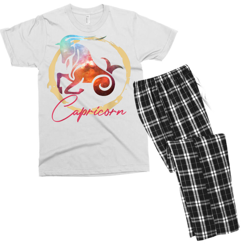 Astrology Capricorn Horoscope Zodiac Sign T Shirt Men's T-shirt Pajama Set | Artistshot