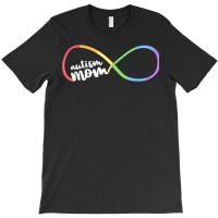 Family Autism Awareness Mom Rainbow Infinity Symbol T Shirt T-shirt | Artistshot