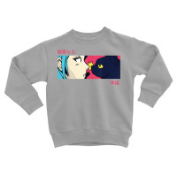 Anime Girl Eyes   Japan Culture Art   Japanese Aesthetic Cat T Shirt Toddler Sweatshirt | Artistshot