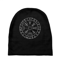 Celtic Lucky Charm Viking Compass Vegvisir Vegvísir Pullover Hoodie Baby Beanies | Artistshot